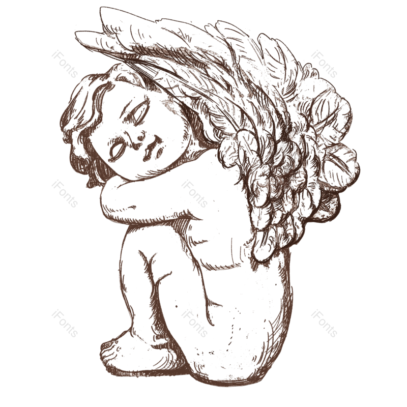 节日图片,元素元素,插画PNG,天使免抠素材